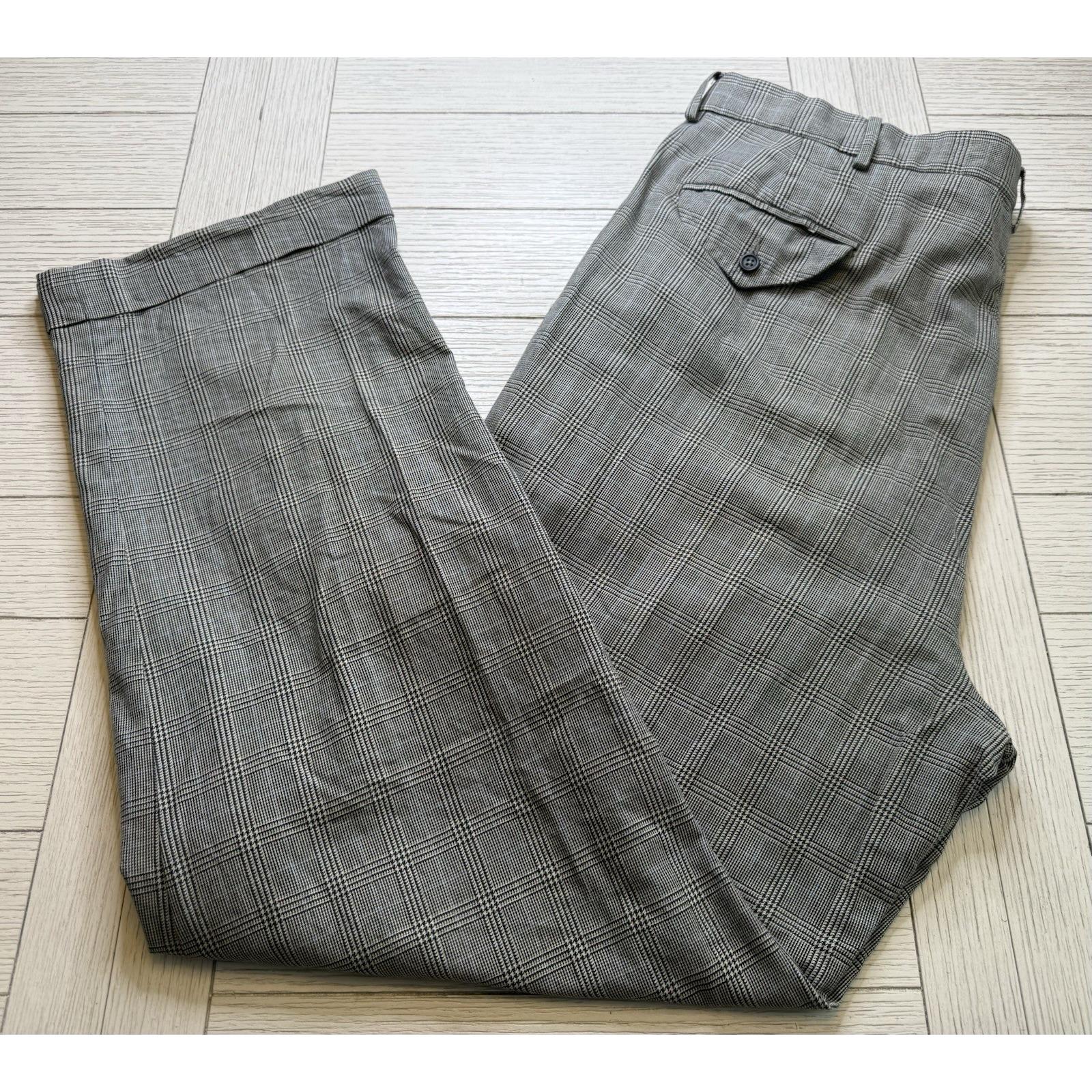 Polo by Ralph Lauren Andrew Pant グレー Vtg Polo Ralph Lauren Classic Chino Andrew Pant Pleated Gray Men's