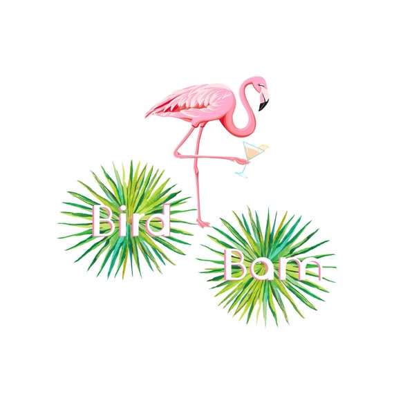 50 Bird Bam Mahjong napkins, Mahjongg napkin set of 50, mahj cocktail napkins, mahjong party, flamingo bam bird, palms