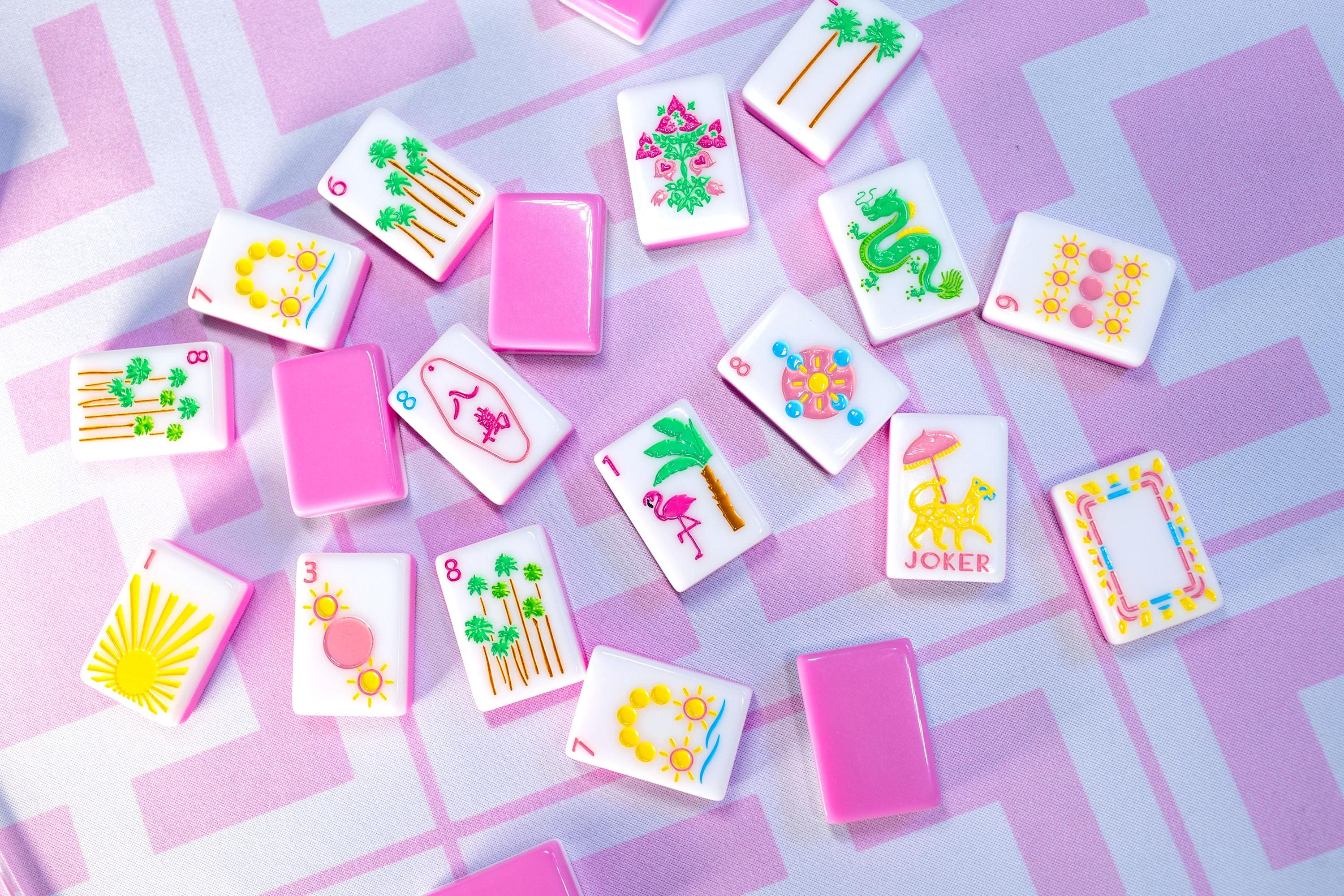 Palm Springs Mahjong Tiles - Etsy