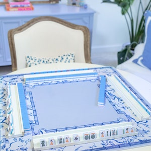 Mini Mah-Jong Set Portable Travel Mahjong Set With... - Vicedeal