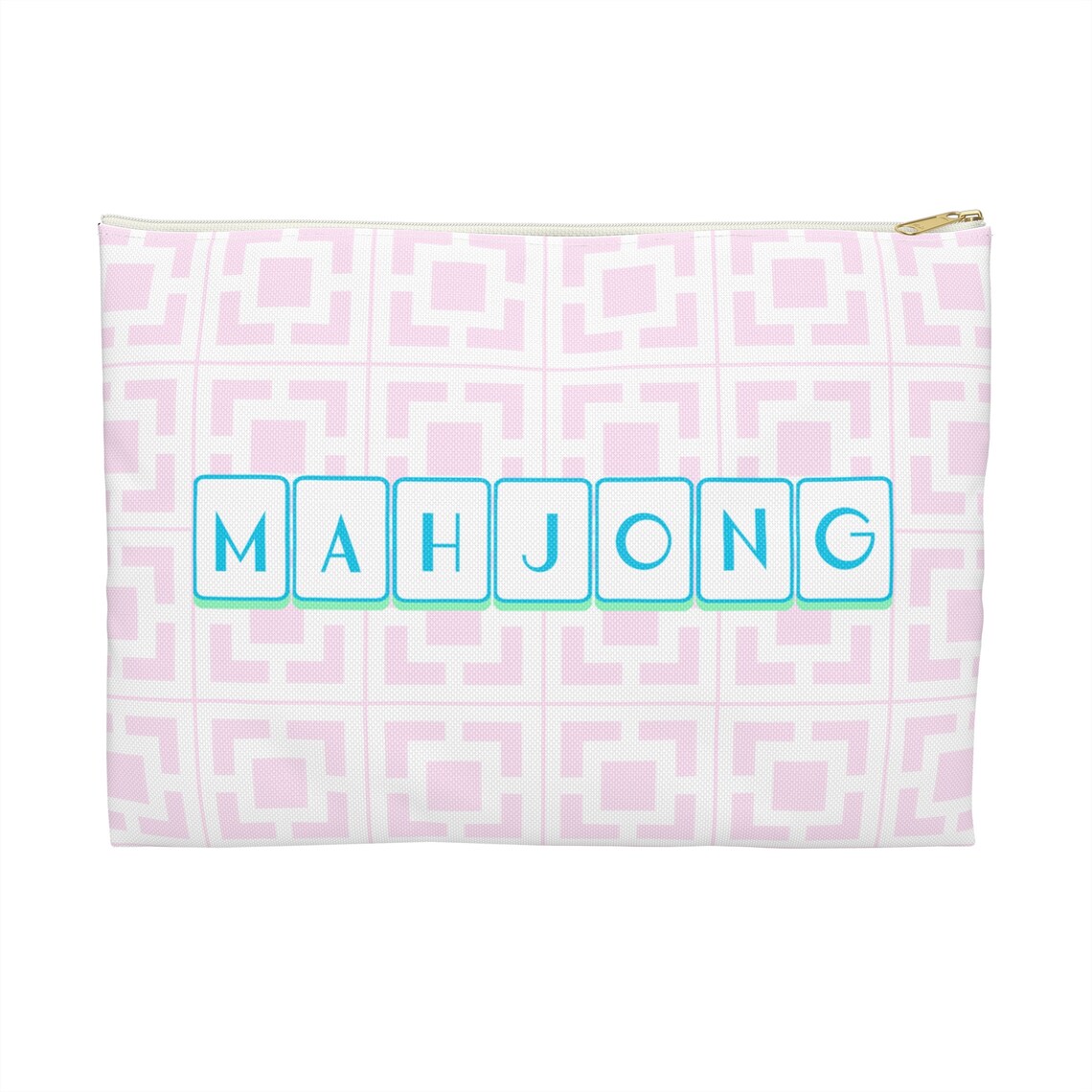 Mahjong Tile Bag Pink Mahjong Pouch Mah Jong Purse Mahjongg Etsy