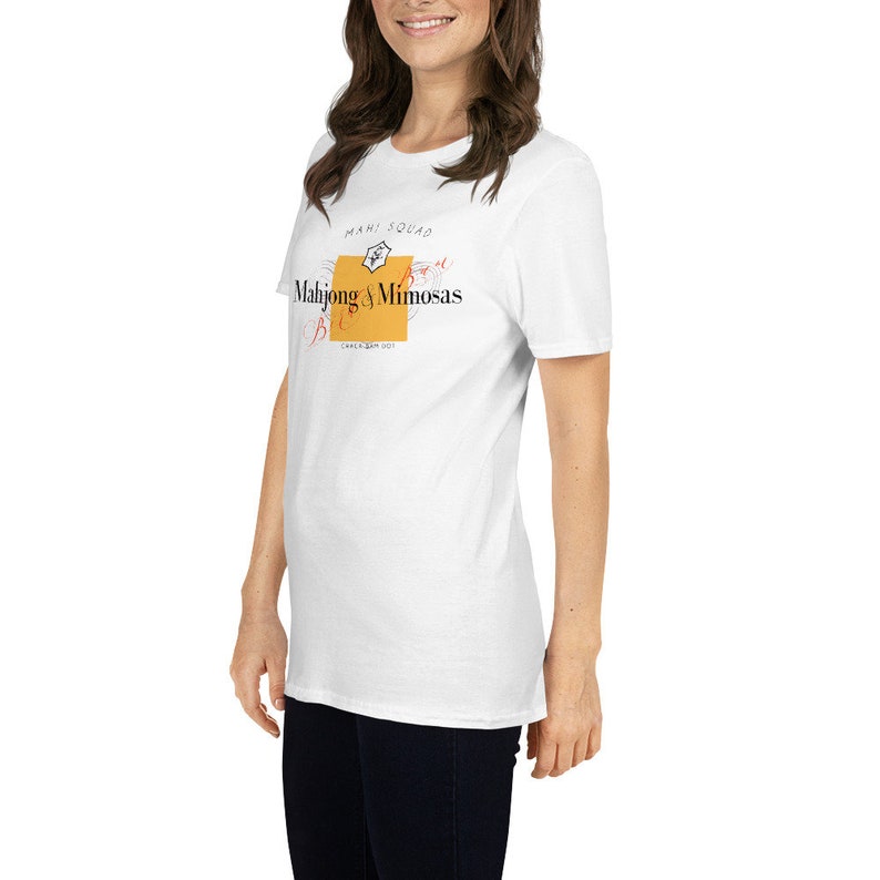 Mahjong Mimosas T-shirt, Mahjong shirt, Mahj shirt, Mahjong and Mimosas, Champagne shirt, Mahjong cocktail shirt, Mahjong party