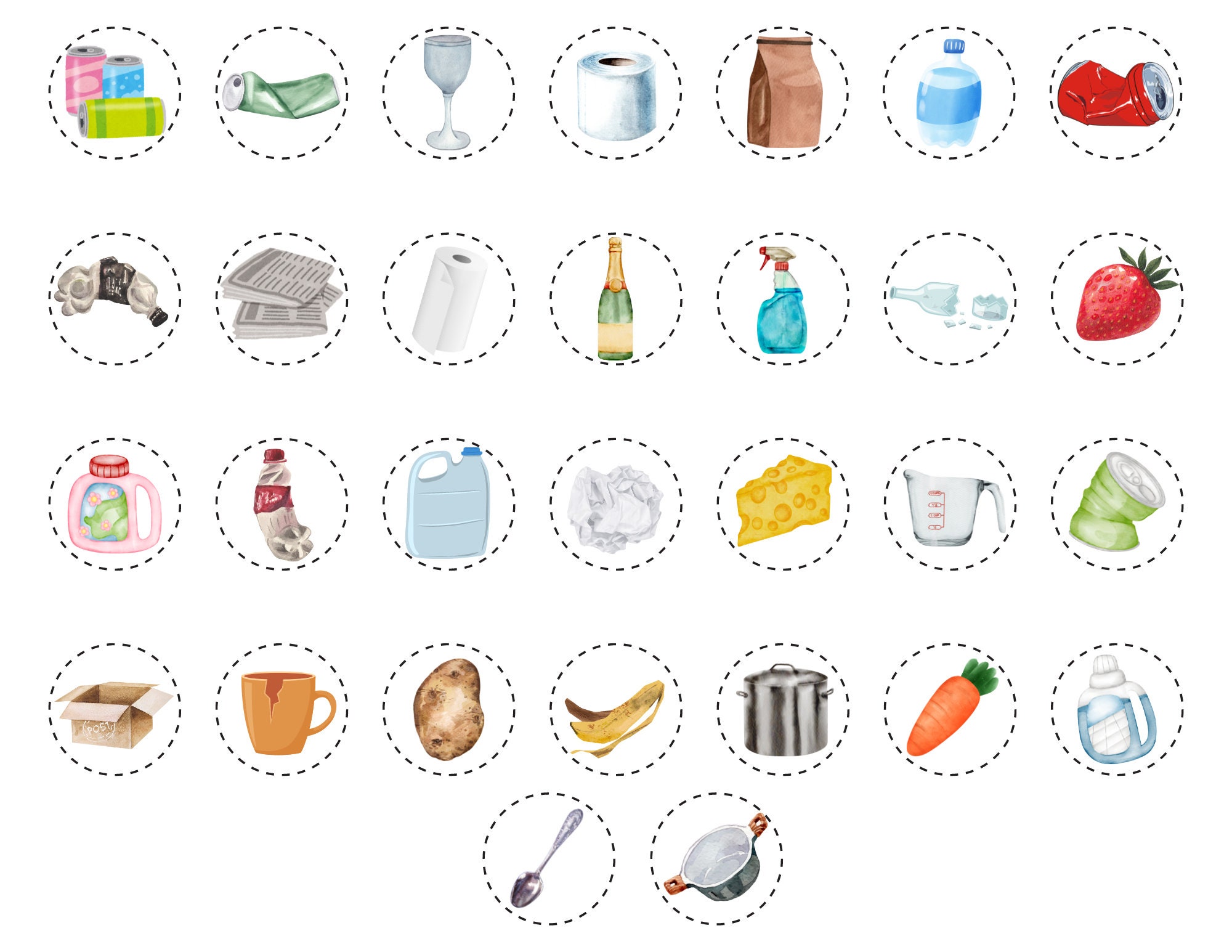 Earth Day Recycle Sort, Preschool Worksheet, Preschool Printable ...