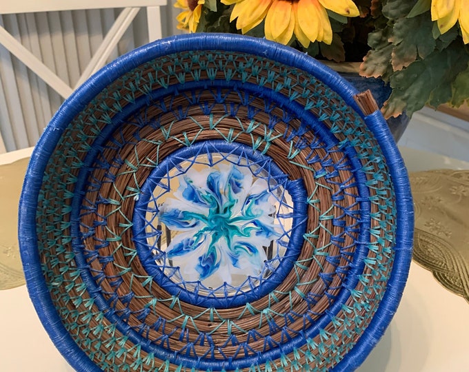 Pine Needle Basket Etsy