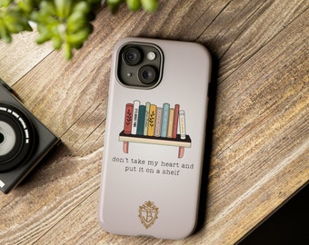 Jonas Brothers Album Library Inspired Phone Case, Jo Bros "Shelf" Lyrics, Bookish Phone Accessory, Gift for Her, Jonatics, Durable