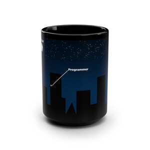 Computer Engineer Mug, 15oz Black Coffee Cup, Code Programmer Gift, Tech Geek, Computer Science Student Gift, Programmer Gift for Men