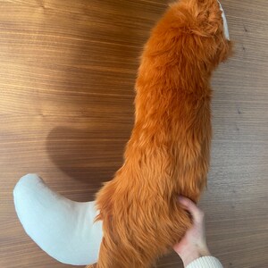 PRE-MADE Fox Tail Amber and White image 2