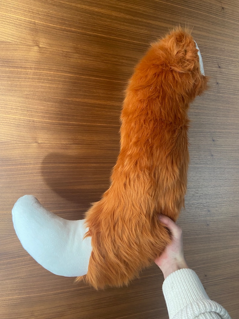 PRE-MADE Fox Tail Amber and White image 2