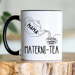 Materni-Tea Tasse Lustige Schwangerschaftstasse Neue Mom Tasse In Meiner Schwangeren Era Tasse Im Schwangere Geschenk für erwartete Mama Schwangerschaft offenbaren Babymitteilung