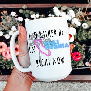 California Vacation Mug California Trip California Family Vacation Gift CA Honeymoon Travel Souvenir Mug Vacay Coffee Mug Gift for Her Him