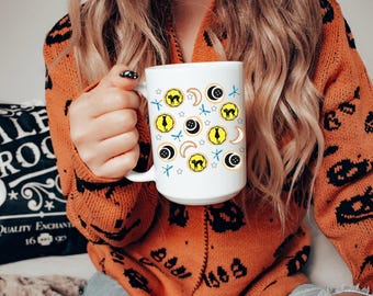 Button Doll Coraline Inspired Halloween Mug Spooky Mug Coraline Lover Halloween Mug Custom Coffee Mug Custom Halloween Mug Coraline Gifts