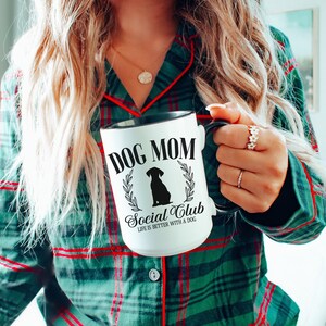 Christmas Dog Mug Dog Lover Coffee Cup Holiday Winter Mug Cute Christmas Gift Cute Gift for Dog Lover Dog Mom Mug Merry Christmas Gift
