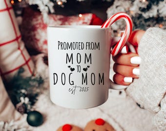 Christmas Dog Mug Dog Lover Coffee Cup Holiday Winter Mug Cute Christmas Gift Cute Gift for Dog Lover Dog Mom Mug Merry Christmas Gift