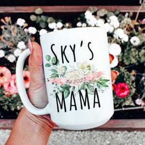 Personalized Mama Gift for Mother's Day New Mom Gift Ideas New Parent Gift First Time Mom Gift New Mommy Gift Custom Mom to be Mug Kids Name