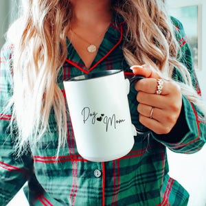 Christmas Dog Mug Dog Lover Coffee Cup Holiday Winter Mug Cute Christmas Gift Cute Gift for Dog Lover Dog Mom Mug Merry Christmas Gift
