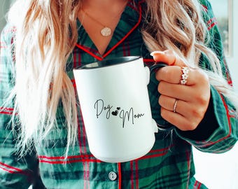 Christmas Dog Mug Dog Lover Coffee Cup Holiday Winter Mug Cute Christmas Gift Cute Gift for Dog Lover Dog Mom Mug Merry Christmas Gift