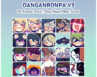 Pacchetto 20 emote // Danganronpa V3
