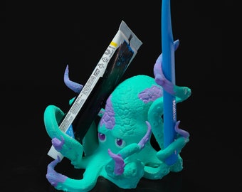 Octopus Toothbrush Holder: 3D Printed Fun Bathroom Organizer