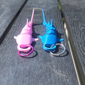 Whale Shark Keychain - Cute Marine Life Accessory & Gift Idea for Ocean Lovers - Unique Sea Animal Charm
