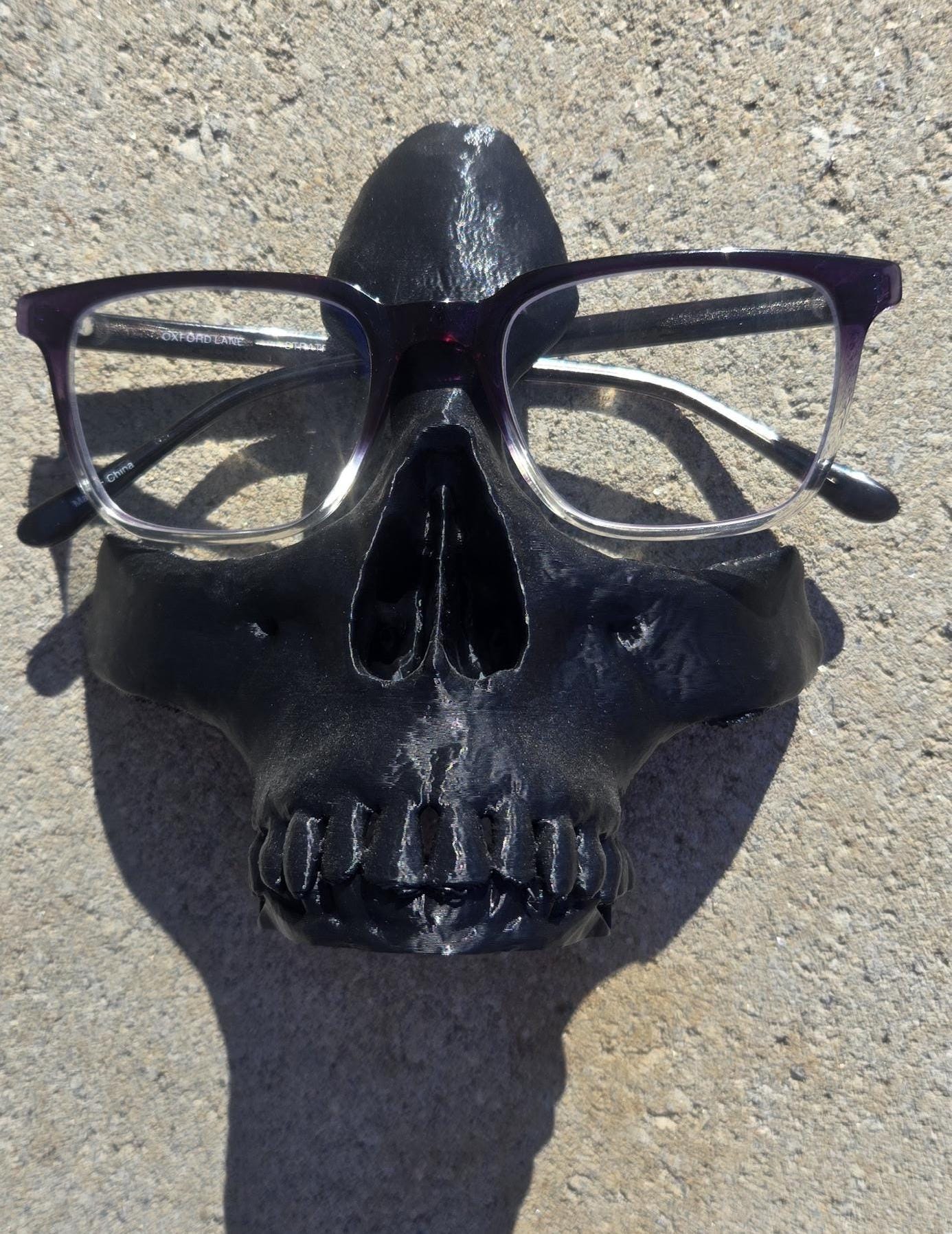 Skull Glasses Holder - Etsy