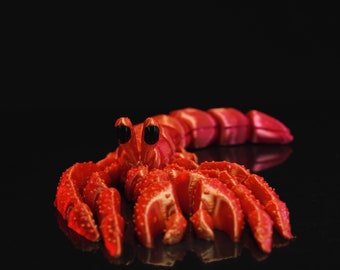 Miniaturowy krab pustelnik wydrukowany w technologii 3D