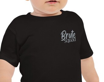 Brute Squad Embroidered Baby Jersey Short Sleeve Tee