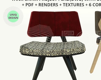 May include: A black and white patterned chair with a red velvet back and black legs. The chair is a modern design with a unique shape.