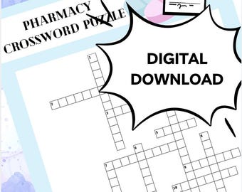 Pharmacy Crossword Puzzle