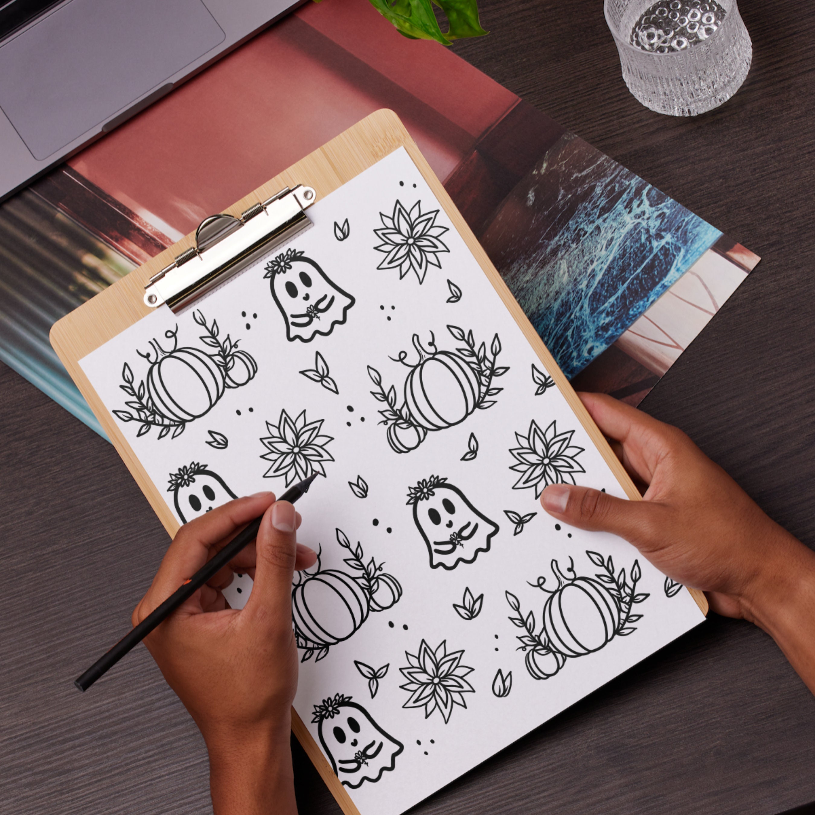 Printable Halloween Coloring Pages Bundle Ghost Spooky Coloring Sheets ...