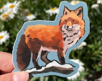 Cute Fox Vinyl Sticker
