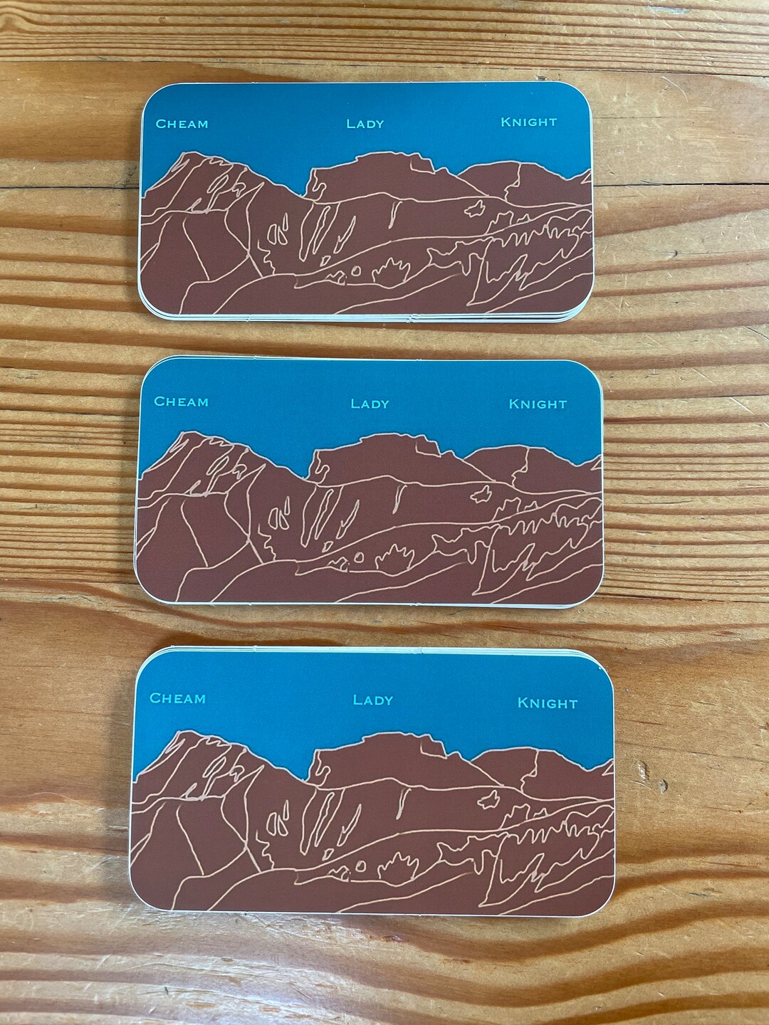 Cheam Lady Knight Mountain Sticker - Etsy