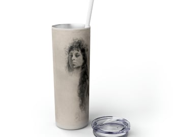 Magere Tumbler met rietje, 20oz