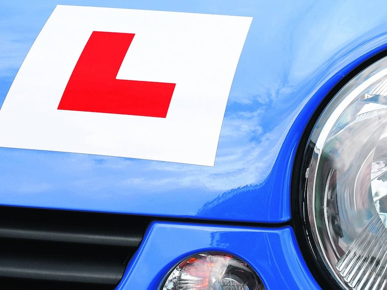 Learner Driver L Plate Sticker – Self-adhesive, Legal (digital Download ...