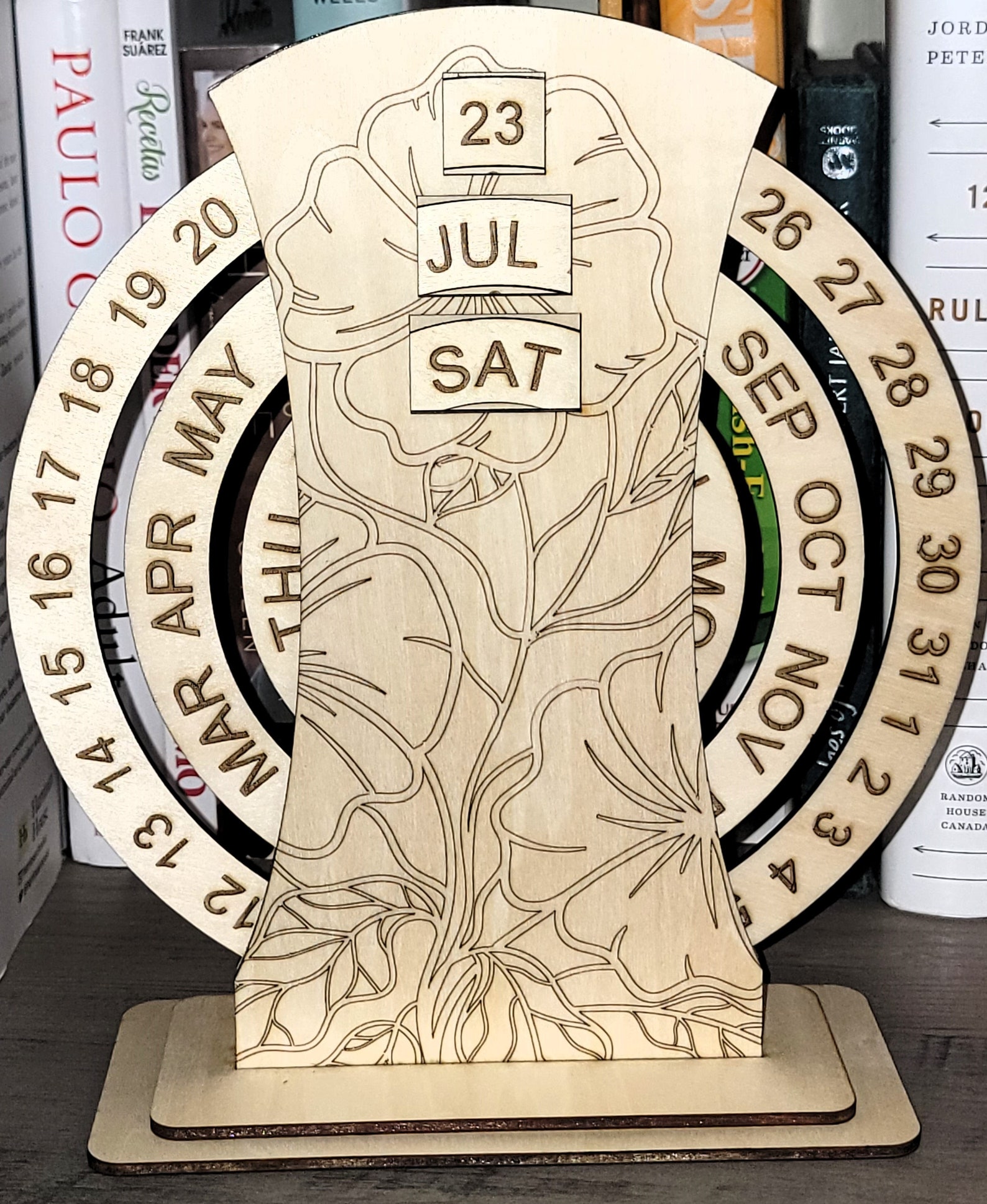 Calendar Wheel DIY Laser Project - 4 Fronts and Fully Customizable ...