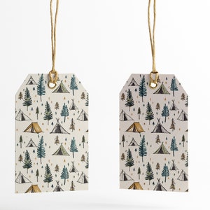 Seamless Camping Pattern, Camping Background, Camp Tent Seamless ...