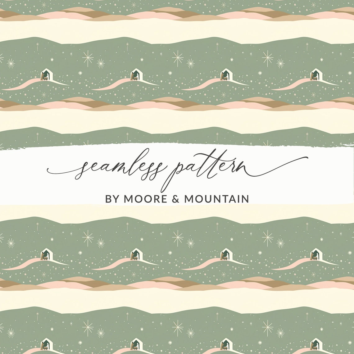 Nativity Background Pattern Nativity Scene Background Pattern Seamless Christian Christmas ...