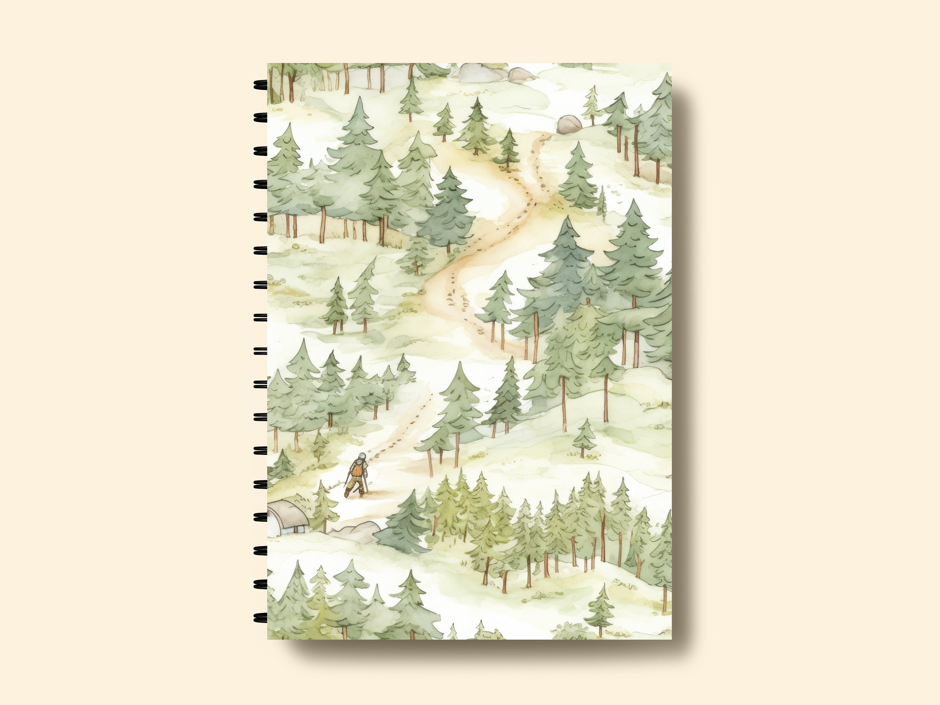 Hiking Background Pattern, Seamless Adventure Background, Camping ...