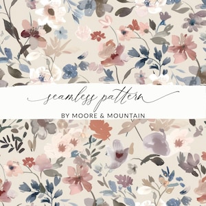 Motif floral neutre transparent Motif de fond floral en sourdine Motif floral beige aquarelle fleurs, motif floral neutre transparent