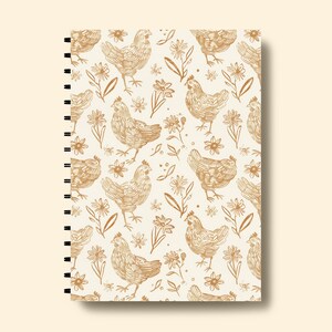 Seamless Chicken Background, Sketched Chickens Pattern, Chicken Digital ...