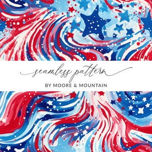 Modèle sans couture du 4 juillet, étoiles et rayures USA, fond transparent patriotique tie-dye, fond transparent USA