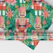 Preppy Christmas Seamless Nutcracker Pattern, Watercolor Nutcracker ...