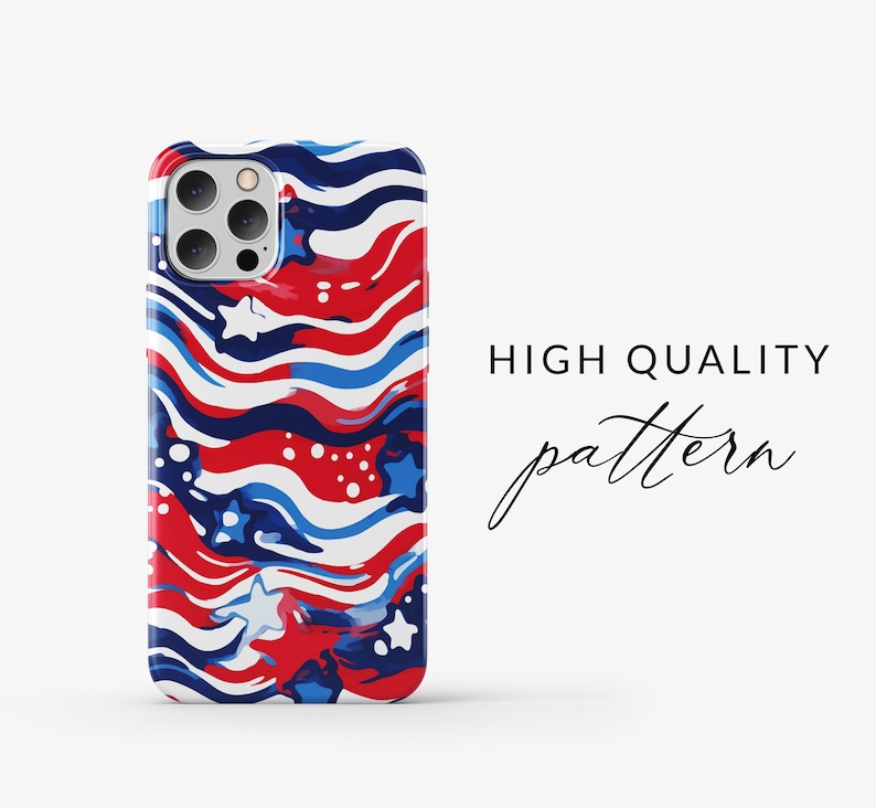 Seamless Patriotic Background, 4th of July Seamless Background, Red ...