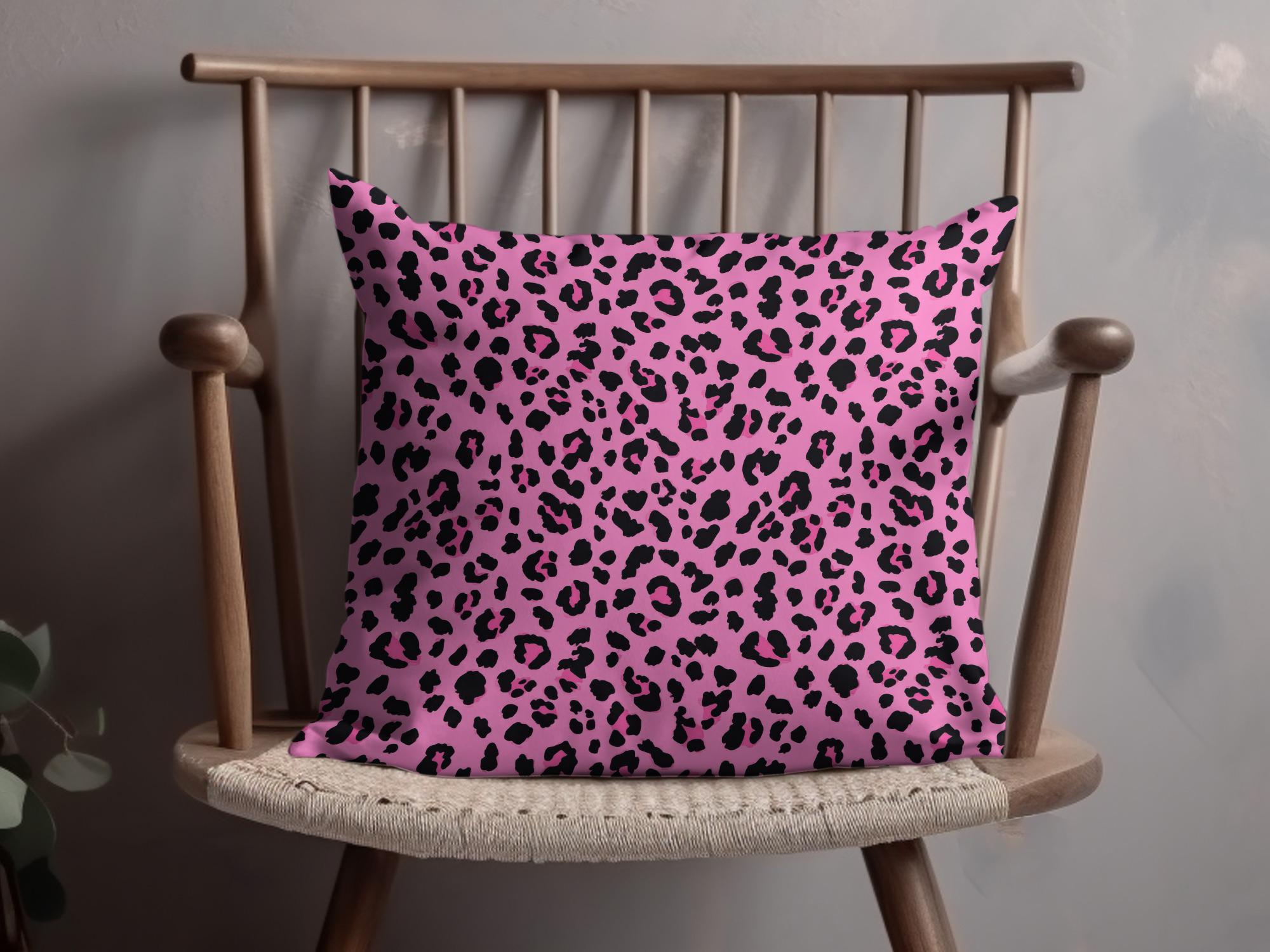 Hot Pink Leopard Print Digital Paper, Seamless Pattern, Animal Print ...