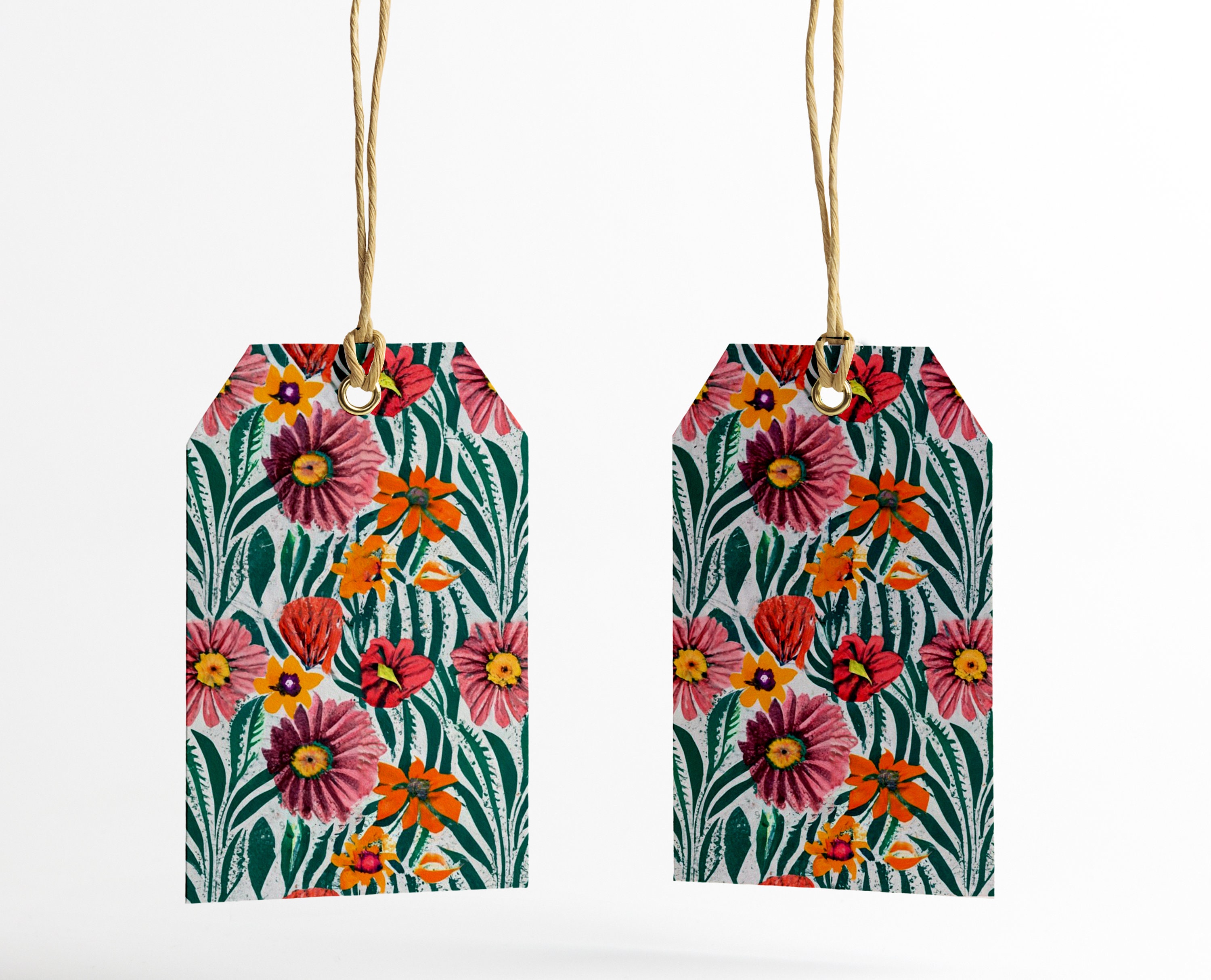 Mod Daisies Seamless Pattern, Modern Painted Daisy Pattern, Seamless ...