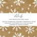 Snowflake Seamless Background Pattern Kraft Paper Seamless Snow Pattern ...