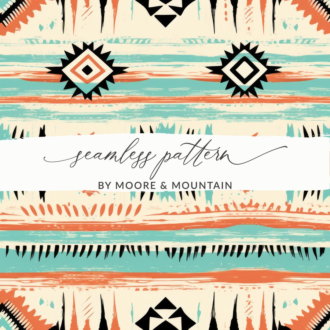 Southwest Background Pattern, Tribal Repeating Background, New Mexican ...