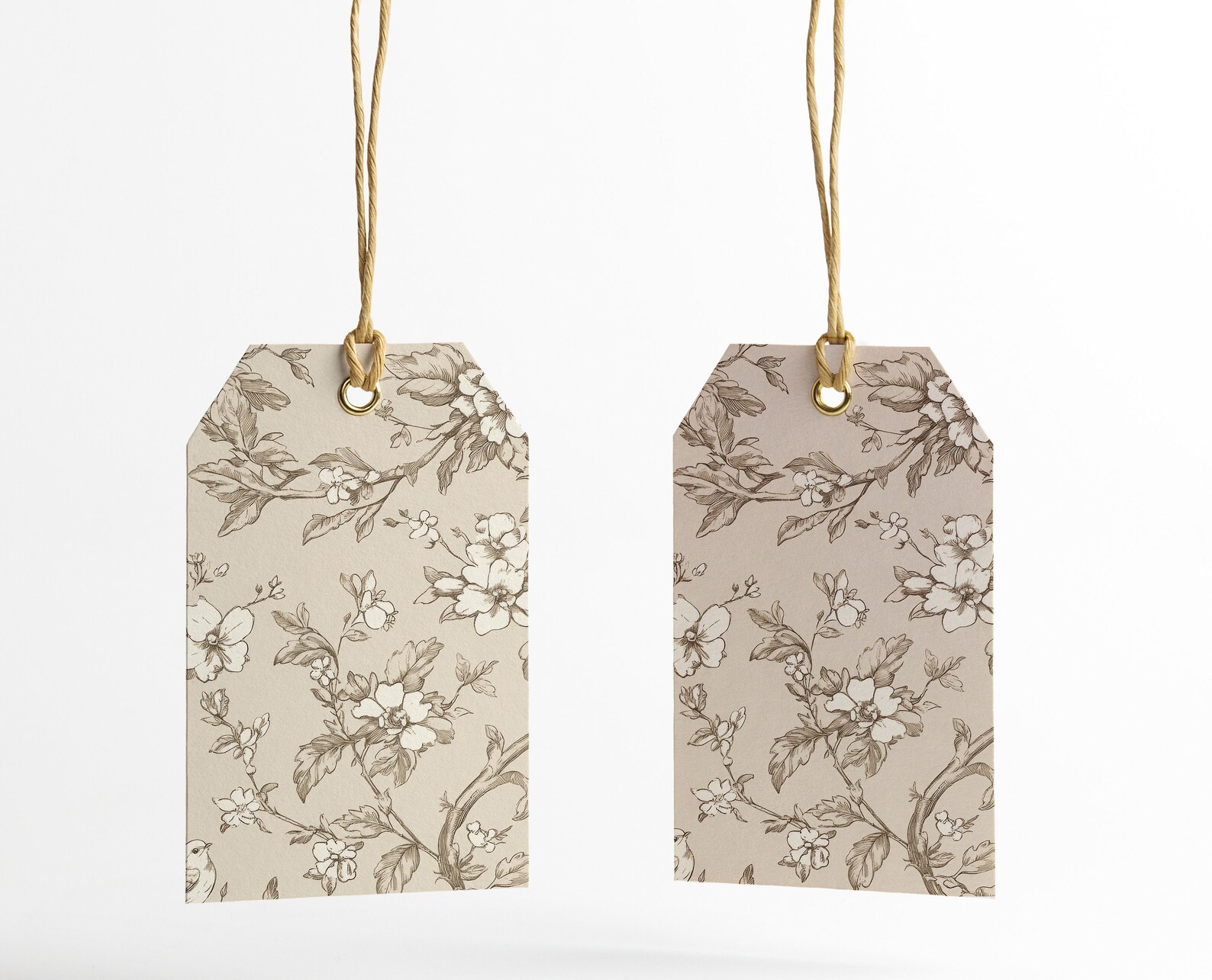 French Toile Seamless Wedding Toile Background Elegant Vines and ...
