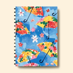 Seamless Spring Background, Seamless Umbrella Pattern, Watercolor ...