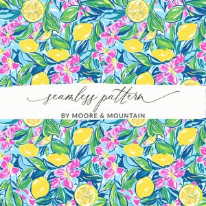 Motif d'agrumes sans couture, aquarelle d'agrumes lumineux moderne motif floral en acrylique moderne sans couture à usage commercial