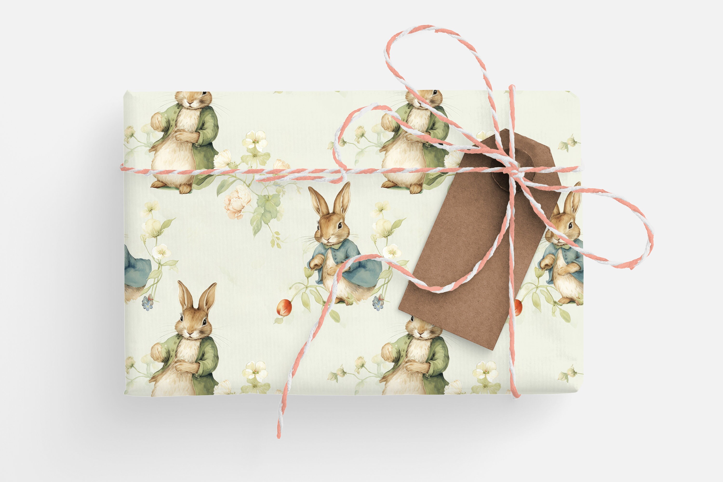 Cottage Core Rabbit Seamless Cottagecore Rabbit Patterns, Seamless Cottagecore Animal ...